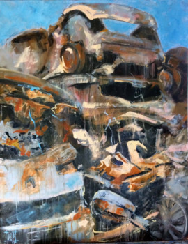 Obra contemporánea nombrada « Casse », Hecho por PERRIN
