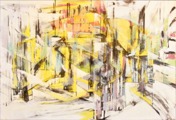 Obra contemporánea nombrada « Infusion soleil », Hecho por GENEVIèVE NORMAND