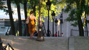 Les escaliers de la butte En el sitio ARTactif