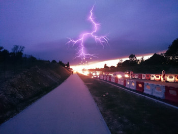 Orage sur la route En el sitio ARTactif