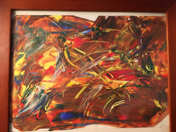 Obra contemporánea nombrada « toxik art mediumnique », Hecho por AMELOUCHKA59