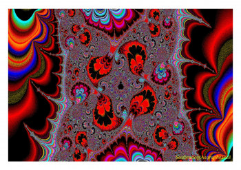 Obra contemporánea nombrada « CREATION FRACTALE 2018 N3 », Hecho por ASGRAPHE2023
