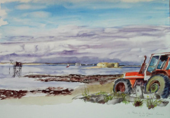Obra contemporánea nombrada « A la Pointe de la Fumée », Hecho por BARTLET-DROUZY