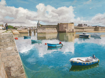 Obra contemporánea nombrada « Concarneau », Hecho por MARC ETIEN