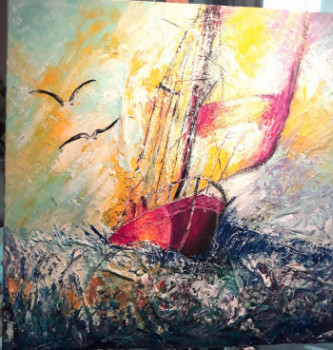 Obra contemporánea nombrada « EVASION », Hecho por JEAN-MICHEL WOSINSKI
