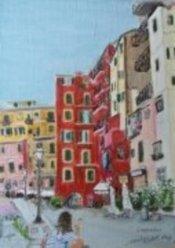 Obra contemporánea nombrada « Camogli », Hecho por FRANCIS MICHOT