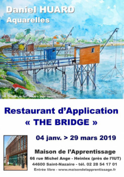 Obra contemporánea nombrada « Aquarelles à la Maison d'Apprentissage de SNZ 44 », Hecho por DANIEL HUARD