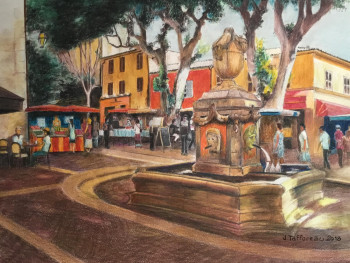 PLACE DU MARCHÉ ET SA FONTAINE 2 En el sitio ARTactif