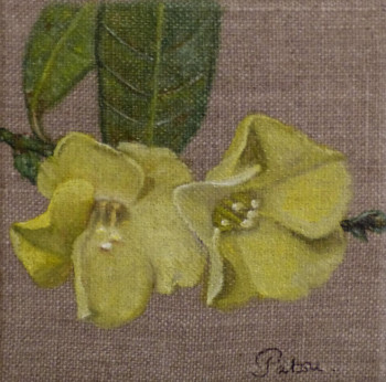 Obra contemporánea nombrada « Allamanda ensoleillée », Hecho por PATCHA CRéATIONS