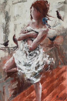 Obra contemporánea nombrada « Quand tu veux », Hecho por PERRIER PATRICIA