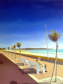 Obra contemporánea nombrada « Plage de la Grande Conche à Royan », Hecho por PEN