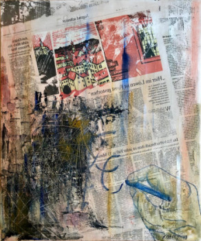 Obra contemporánea nombrada « La tache », Hecho por ROEMY