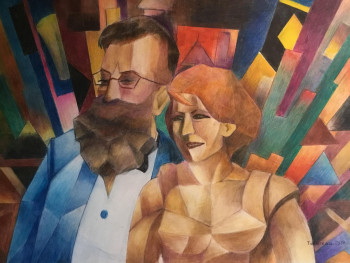 COUPLE CUBISTE En el sitio ARTactif