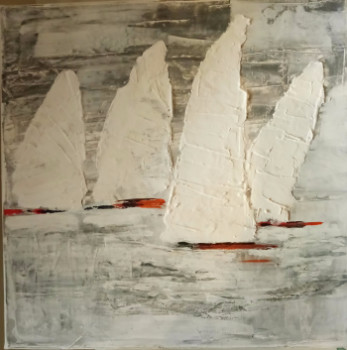 Obra contemporánea nombrada « Les Voiles », Hecho por ISABELLA VIRGILIO