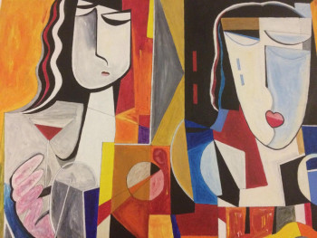 Obra contemporánea nombrada « Abstraction intuitive », Hecho por PESARO94