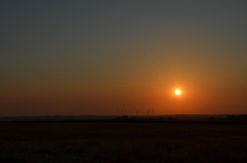 Eoliennes au couchant En el sitio ARTactif