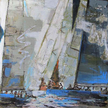 Obra contemporánea nombrada « Peinture acrylique 3903 », Hecho por CARINE DEWAVRIN