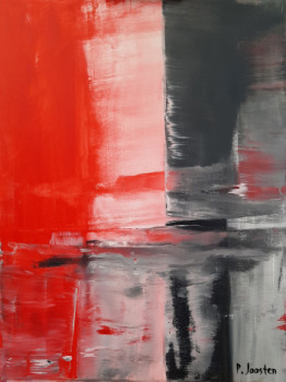 Obra contemporánea nombrada « Le rouge et le Noir », Hecho por PATRICK JOOSTEN