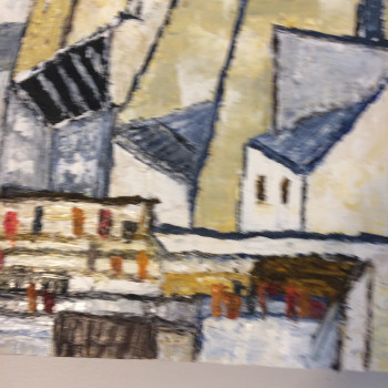Obra contemporánea nombrada « Peinture à l'huile 3921 », Hecho por AGNES LELEU