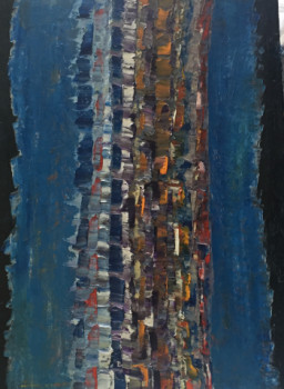 Obra contemporánea nombrada « Peinture 3923 », Hecho por SABAH CAPBLANCQ