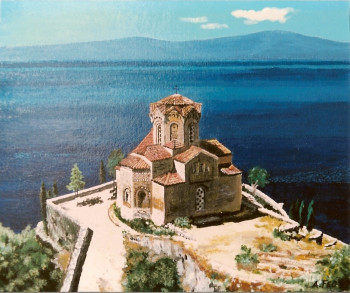 Obra contemporánea nombrada « Ohrid », Hecho por ANDRé FEODOROFF