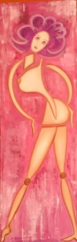 Obra contemporánea nombrada « Peinture à l'huile 3999 », Hecho por JACQUELINE GROUT