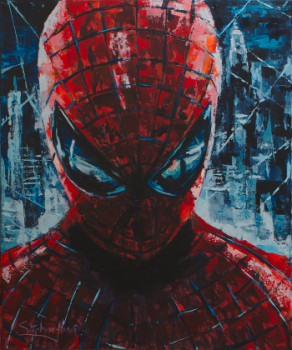 Obra contemporánea nombrada « Spiderman (Spider-Man) », Hecho por STéPHANE-HERVé