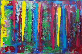 Obra contemporánea nombrada « Colors », Hecho por PATRICK JOOSTEN