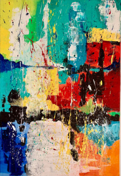 Obra contemporánea nombrada « Color pieces », Hecho por ARTY_MARIE