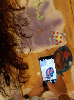 Obra contemporánea nombrada « Poisson 150 et nu », Hecho por FAHIMA BOUBIA... NU