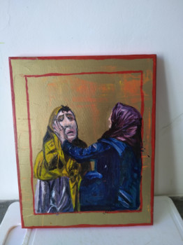 Obra contemporánea nombrada « pieta », Hecho por ALETH