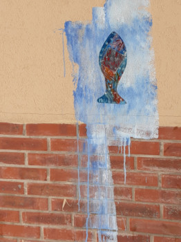Obra contemporánea nombrada « Poisson 114 », Hecho por FAHIMA BOUBIA... NU