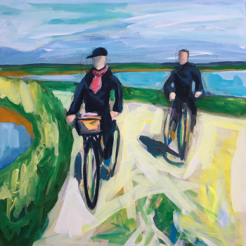 Obra contemporánea nombrada « VÉLOS », Hecho por SYLVIE GALARD