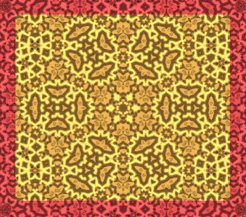Obra contemporánea nombrada « MOTIF TAPIS N° 20 », Hecho por DEKORTRONIK