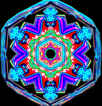 Obra contemporánea nombrada « VAISSELLE N° 78 », Hecho por DEKORTRONIK
