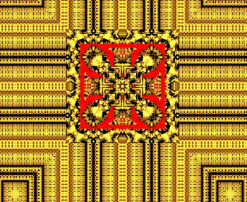 Obra contemporánea nombrada « MOTIFMOQUET N°16 », Hecho por DEKORTRONIK