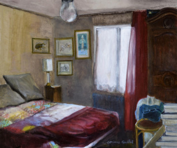 Obra contemporánea nombrada « chambre », Hecho por CORINNE QUIBEL