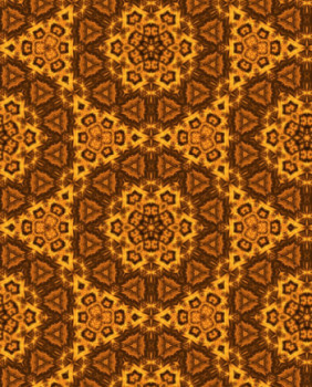 Obra contemporánea nombrada « MOTIFMOQUET N°92 », Hecho por DEKORTRONIK