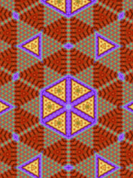 Obra contemporánea nombrada « MOTIFMOQUET N°118 », Hecho por DEKORTRONIK