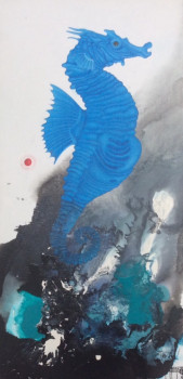 Obra contemporánea nombrada « 610. ICHTUS III », Hecho por IVE FONTAINE