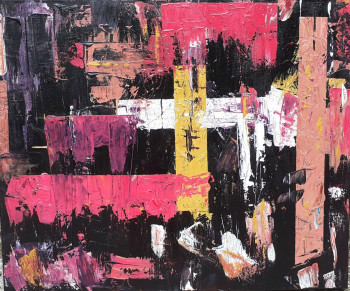 Obra contemporánea nombrada « Quand la vérité relative rencontre l'absolue », Hecho por CELLE QUI VOULAIT êTRE LIBRE