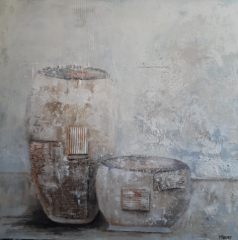 Obra contemporánea nombrada « FERMETURES », Hecho por MIREILLE MAURY