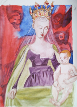 Obra contemporánea nombrada « La Vierge de Meudon », Hecho por BARTLET-DROUZY