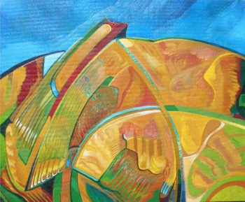 Obra contemporánea nombrada « Aspremont », Hecho por CAVATORE GUI