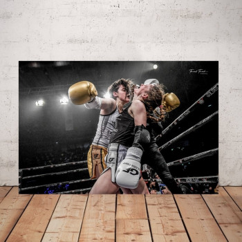 Obra contemporánea nombrada « Photo de Boxeur, Imprimée sur Plexiglas, unebellephoto.com 2 », Hecho por FAROUK