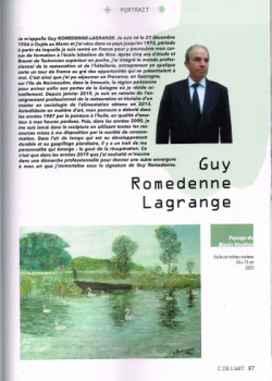 Obra contemporánea nombrada « Article de Presse dans le Magazine C de l'Art N° 21 Spécial 2020 », Hecho por GUY  ROMEDENNE