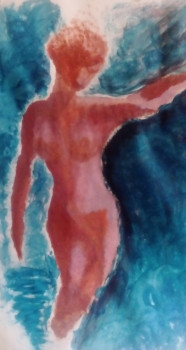 Obra contemporánea nombrada « Standing woman », Hecho por ASMA H.