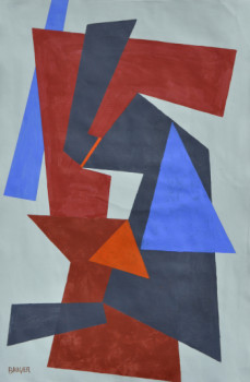 Obra contemporánea nombrada « composition N°1232 », Hecho por BAUGIER