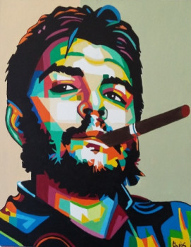 Obra contemporánea nombrada « CHE », Hecho por CHRIS