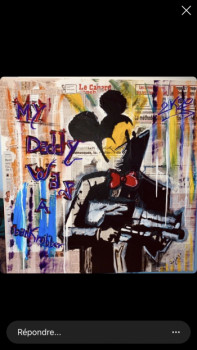 Obra contemporánea nombrada « My Dady was a bank robber », Hecho por GREGOIRE